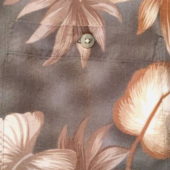Pierre Cardin Beach Resort Tropical Shirt Sz M - Picture 3 of 6